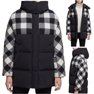 Woolrich Nordstrom Aurora Puffy Coat Small Buffalo Check 14°/-4° F Warmth $1350
